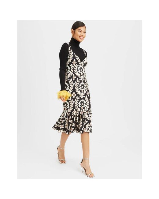LaDoubleJ Kleedjes ,Veelkleurig ,Polyester Baia Party Dress in het White
