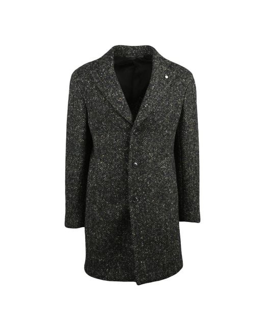 L.b.m. 1911 Cappotto in het Black voor heren