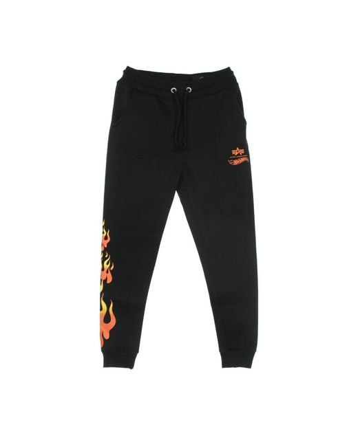 Alpha Industries Sweatpants in het Black voor heren