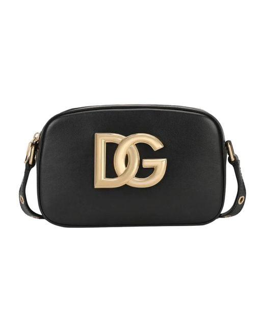 Dolce & Gabbana Black Calfskin Crossbody 3.5 Bag