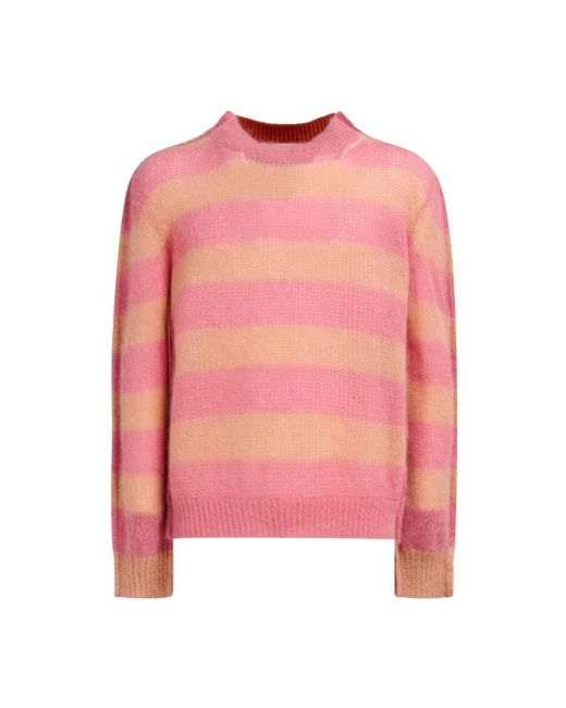 Marni Round-neck knitwear in Pink für Herren