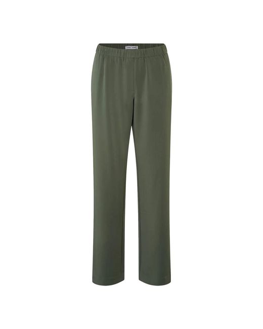 Trousers > straight trousers Samsøe & Samsøe en coloris Green