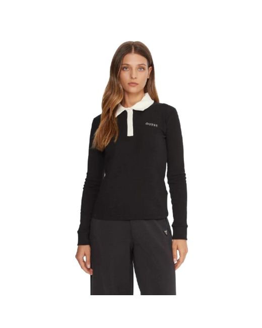 Guess Black Polo Shirt