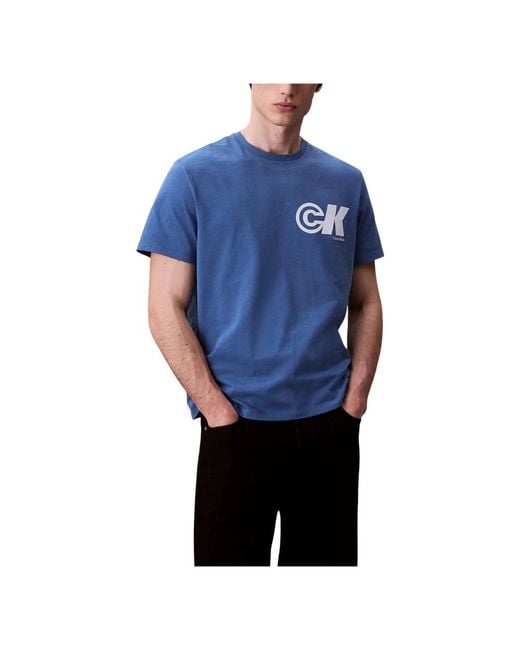 Calvin Klein Blue T-Shirts for men