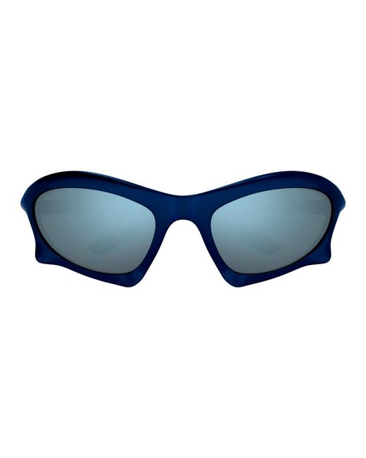 Balenciaga Stylische sonnenbrille mit bb0229s design,rave-inspirierte sonnenbrille bb0229s 006 in Blue für Herren