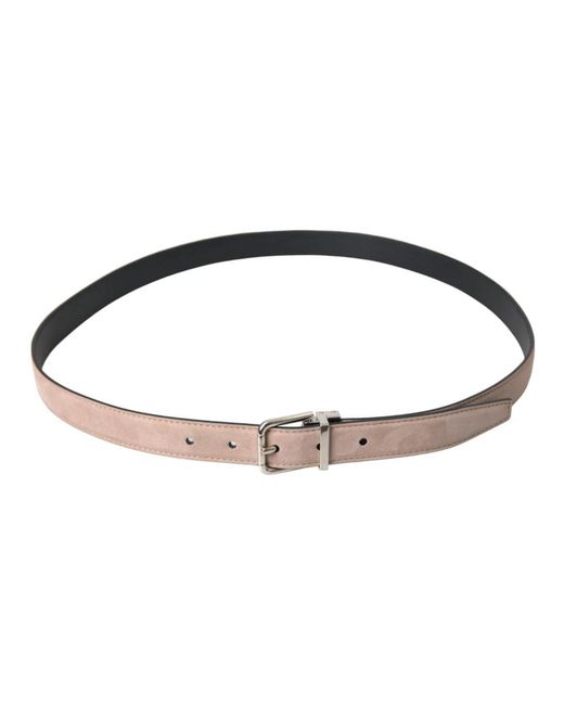 Dolce & Gabbana Metallic Belts for men