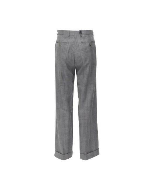 Trousers > straight trousers Gucci pour homme en coloris Gray