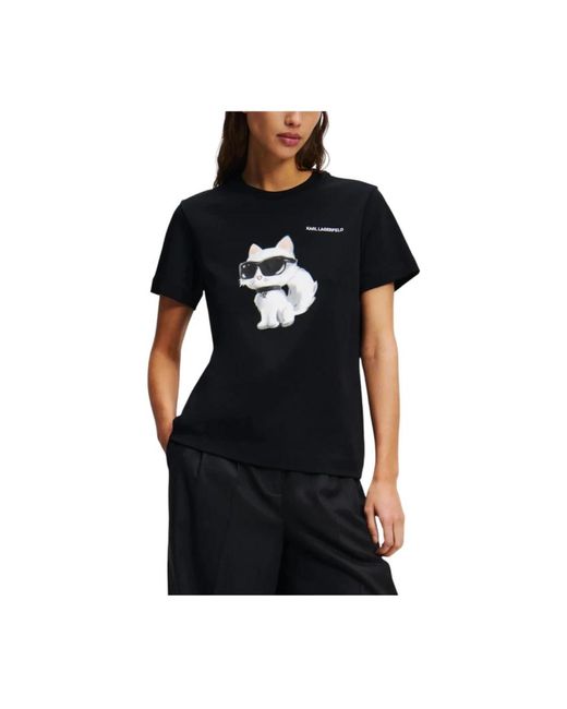 Karl Lagerfeld Black T-Shirts