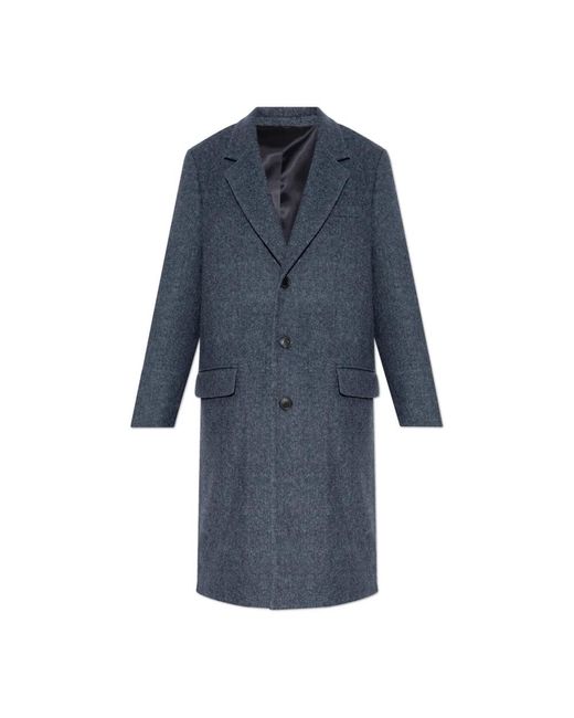 Single-Breasted Coats Isabel Marant de hombre de color Blue