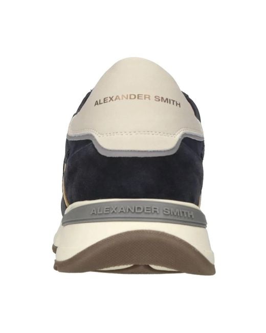 Alexander Smith Blue Sneakers for men