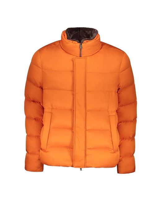 Herno Orange Down Jackets for men