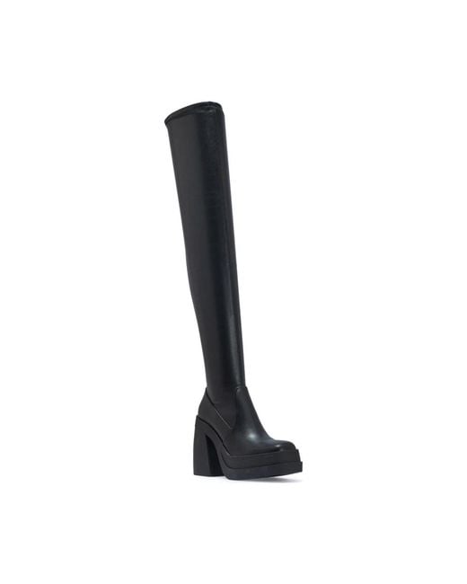 Over-Knee Boots Truffle de color Black