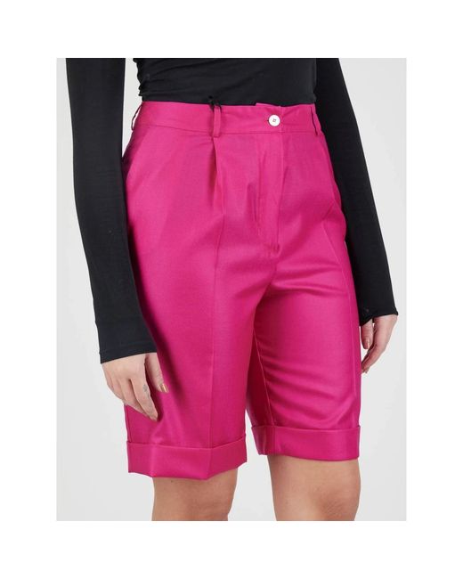 Kiton Pink Casual Shorts