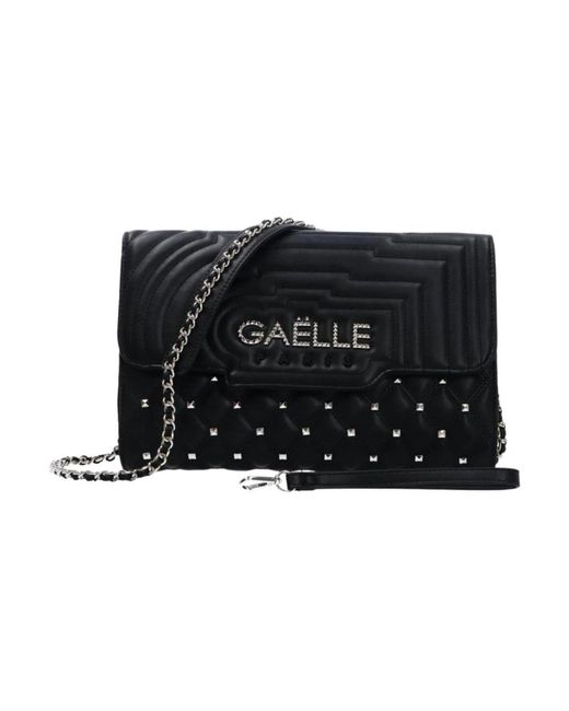 Gaelle Paris Black Shoulder Bags