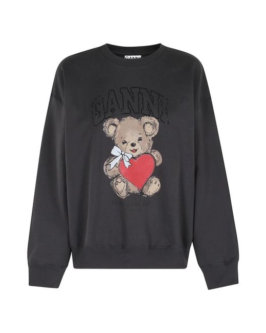 Ganni Gray Sweatshirts