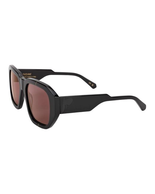 Facehide Brown Stylische sonnenbrille für ultimativen sonnenschutz