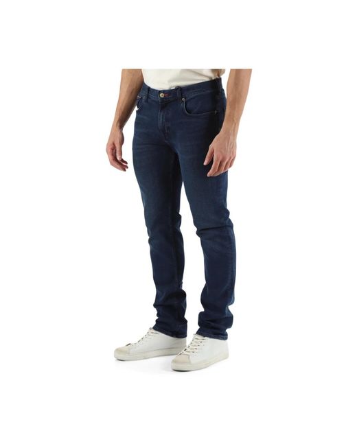 Tommy Hilfiger Straight fit jeans fünf taschen denton in Blue für Herren
