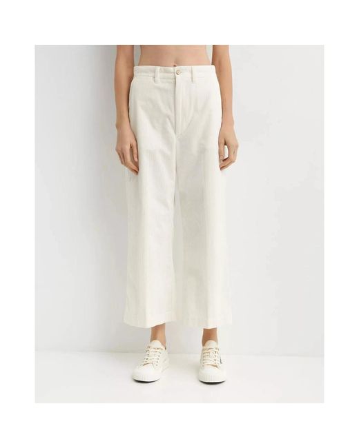 Ralph Lauren White Cropped Trousers