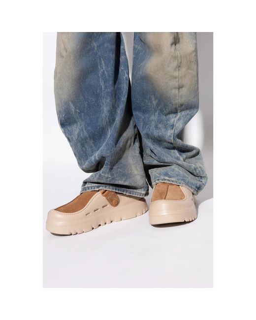 Ugg Schoenen ,Bruin ,Leer M Peakmod Lowcut in het Brown voor heren