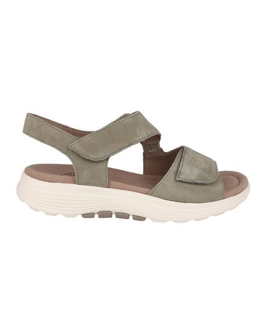 Shoes > sandals > flat sandals Gabor en coloris Gray