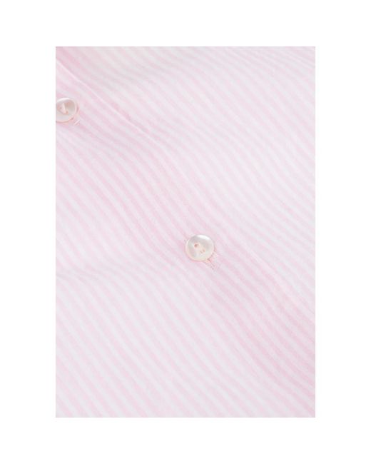 By-Bar Minte Pinstripe Blouse in het Pink