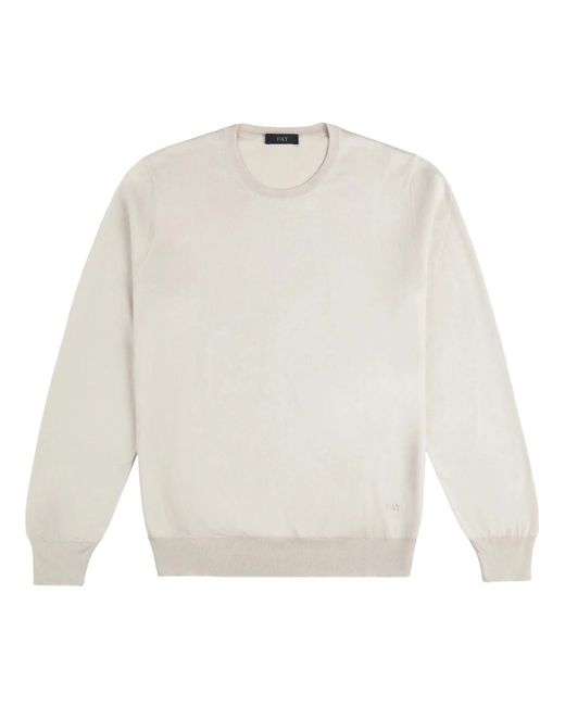 Fay White Sweatshirts for men