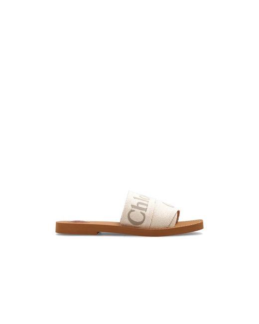 Chloé Natural Sliders