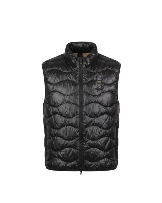 Vests Blauer pour homme en coloris Black