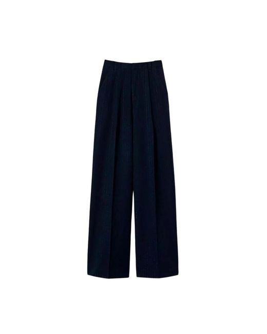 Twinset Blue Wide Trousers