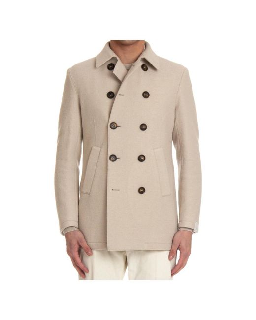Coats > double-breasted coats Eleventy pour homme en coloris Natural