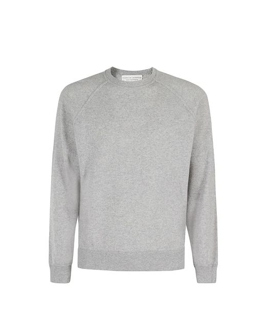 Round-Neck Knitwear di FILIPPO DE LAURENTIIS in Gray da Uomo