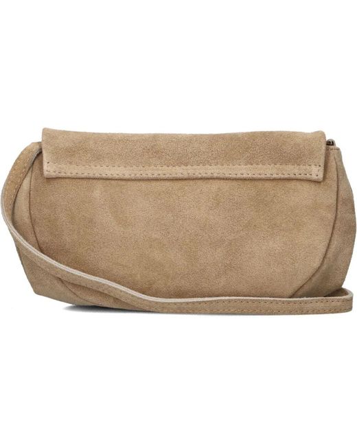 Notre-v Natural Wildleder Schultertasche Corien