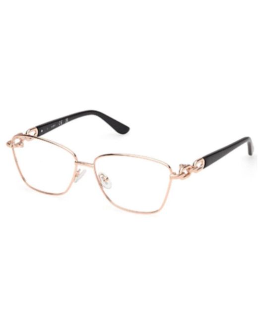 Guess Glasses in het Metallic