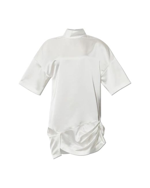 IRO Kleedjes ,Wit ,Polyester Tikka Dress in het White