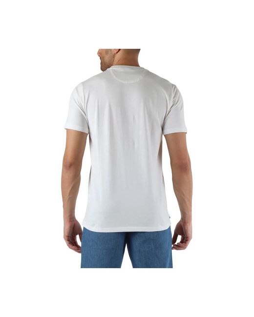 Aquascutum Baumwoll active pocket t-shirt in White für Herren