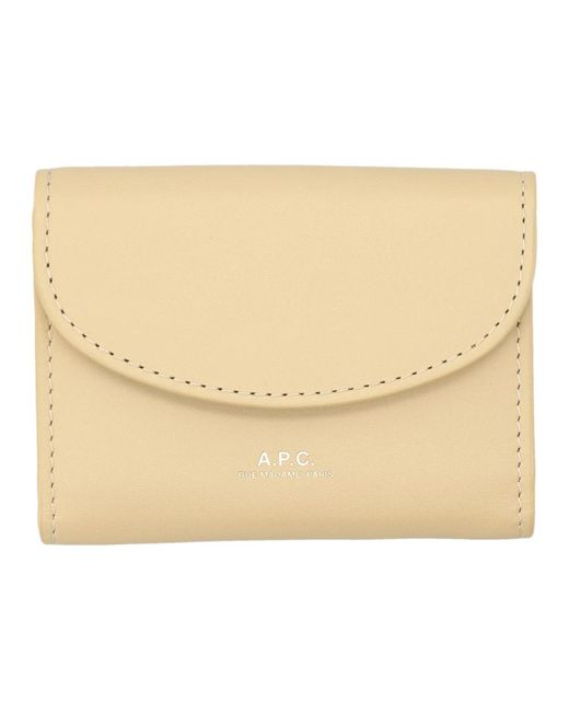 Wallets & Cardholders A.P.C. de color Natural