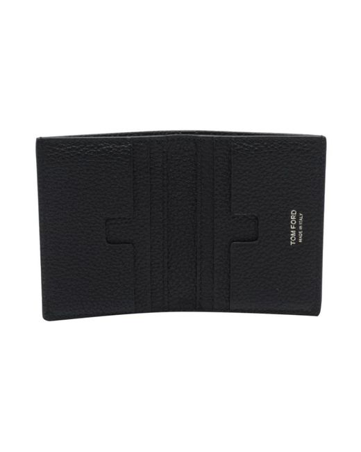 Tom Ford Logo Print Portemonnee in het Black voor heren
