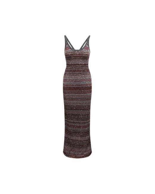Missoni Brown Knitted Dresses
