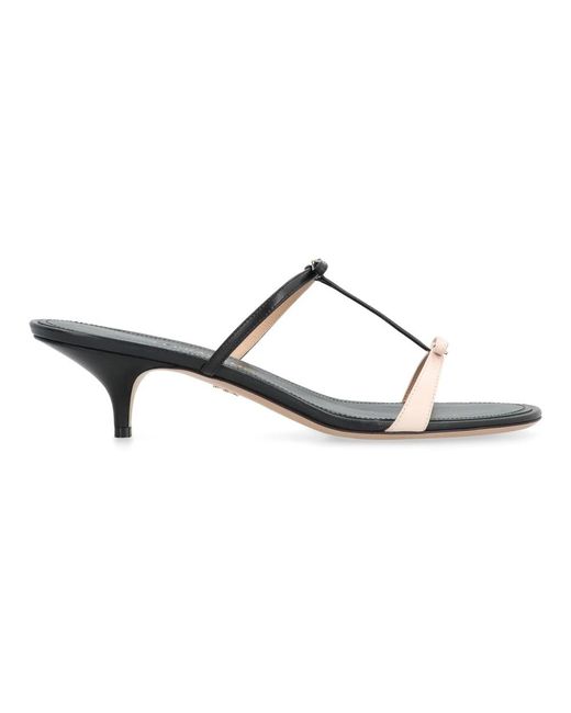 Ferragamo Brown Heeled Mules