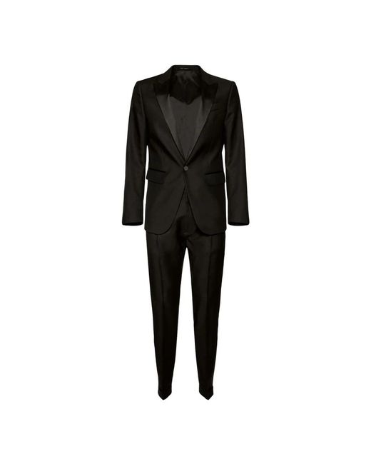 DSquared² Single Breasted Suits in het Black voor heren