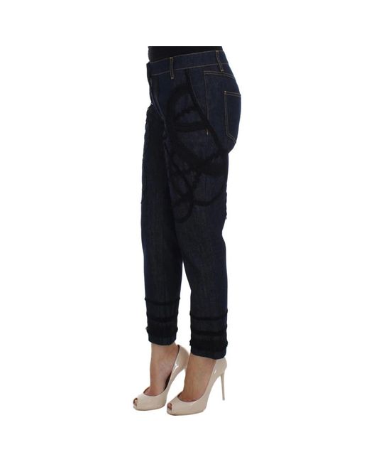 Dolce & Gabbana Black Slim Fit Jeans