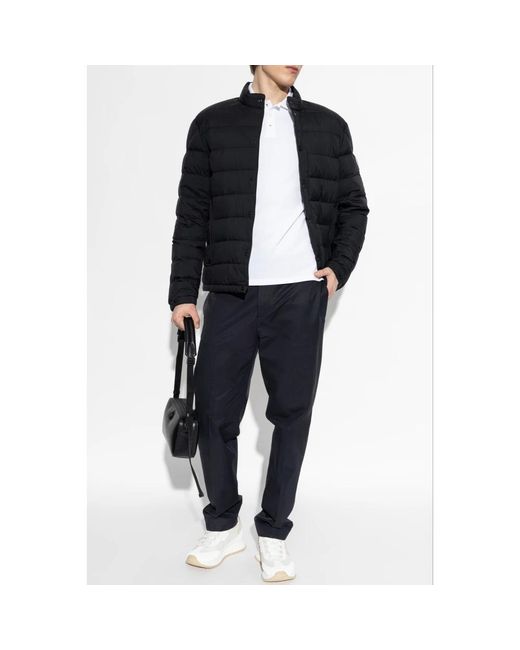 Moncler Jassen ,Zwart ,Polyester Selves Down Jacket in het Blue voor heren