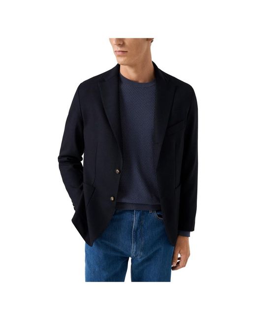 Eton of Sweden Blue Blazers for men