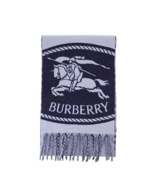 Burberry Blue Winter Scarves