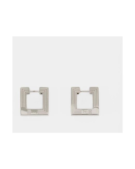Ivi White Earrings