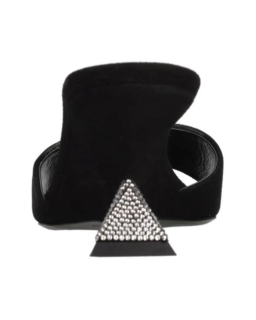 The Attico Black Wedges