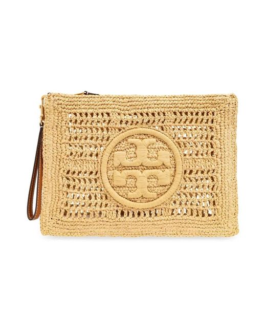 Clutches di Tory Burch in Metallic