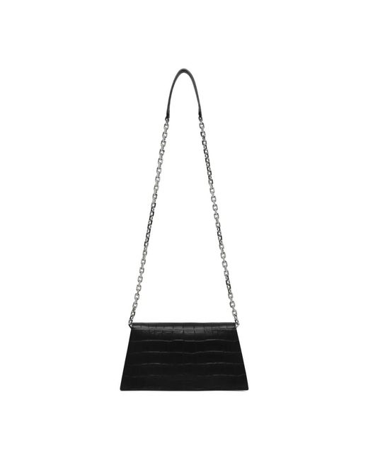 McQueen Black Cross Body Bags