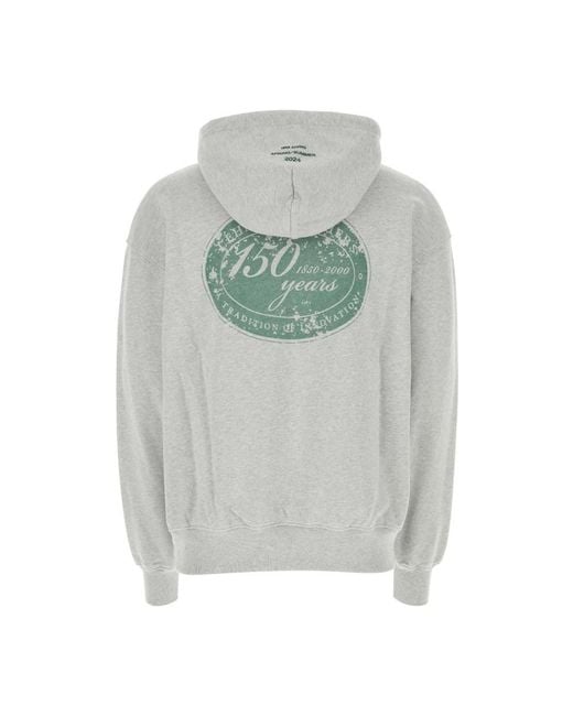 1989 STUDIO Gray Hoodies for men