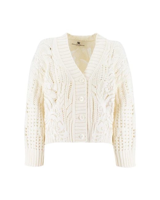 Ermanno Scervino White Cardigans